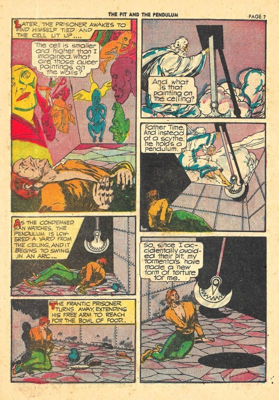 CLASSICS ILLUSTRATED #40 (AUG1947) 4.5 VG+ 1st Printing!  3 POE tales  60 pgs!