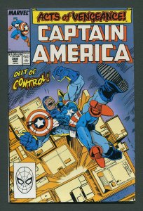 Captain America #366 / 9.4 NM  /  Ron Lim Cover / January 1990
