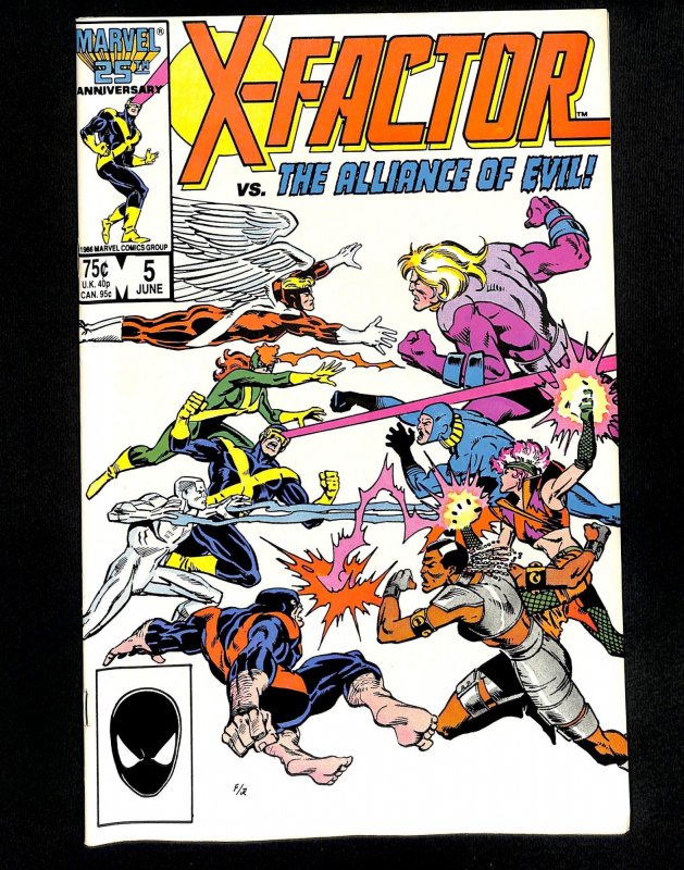 X-Factor (1986) #5 1st Apocalypse Cameo!