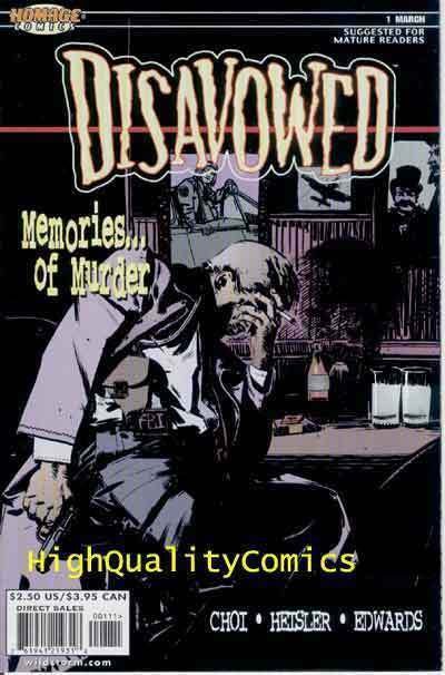 DISAVOWED #1 2 3 4 5, NM+, Murder, Choi, Detective, Intrigue, 2000