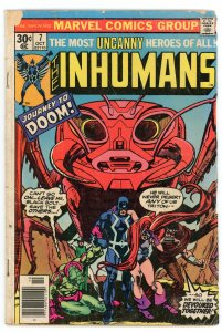 Inhumans #7 (1975 v1) Doug Moench Gil Kane Medusa Black Bolt GD