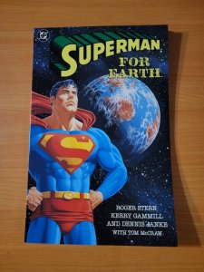 Superman: For Earth #1 One-Shot ~ NEAR MINT NM ~ 1991 DC Comics