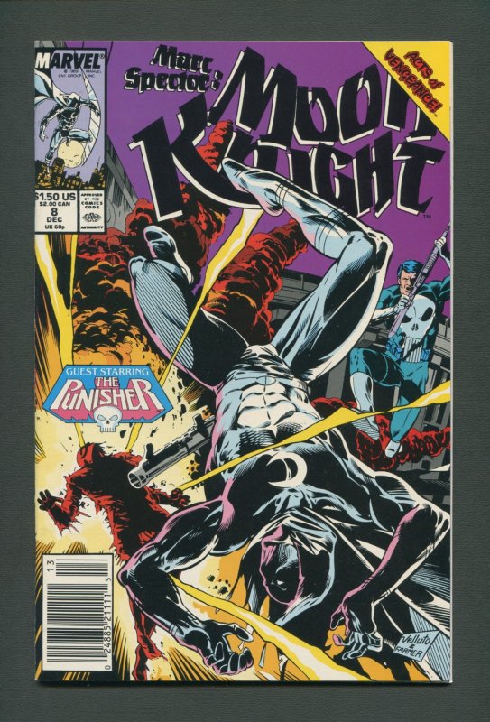 Moon Knight #8  /  9.8 NM-MT  /  Newsstand December 1989