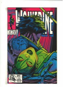 Wolverine #57 NM- 9.2 Marvel Comics 1992 Death of Mariko