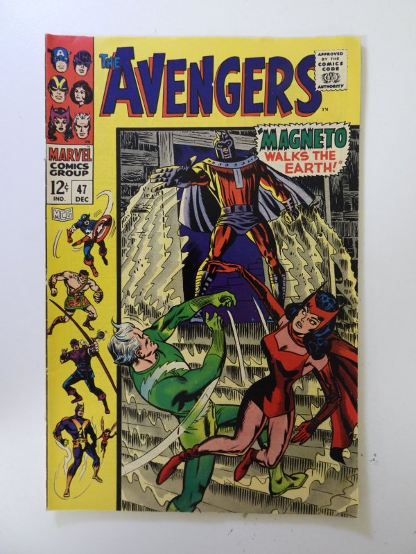 The Avengers #47 (1967) 1st app of Dane Whitman VG/FN condition