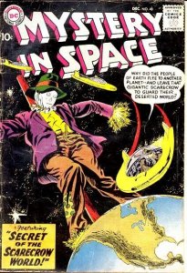 MYSTERY IN SPACE #48-FLYING SAUCER COVER VG