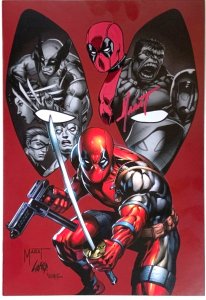 DEADPOOL TEAM-UP #1 REMARQUED EDITION SIGNED REMARQUED MARAT MYCHAELS MARVEL NM.