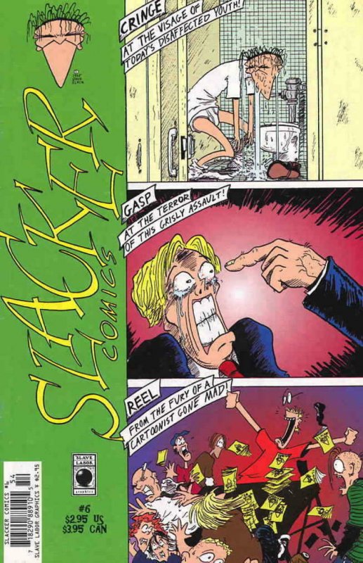 SLACKER #6, NM, Grunge, Doug Slack, 1994 1995, Underground, HTF, more in store