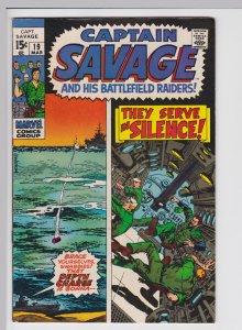 Capt Savage #19 (Mar 1970) 8.0 VF Marvel War