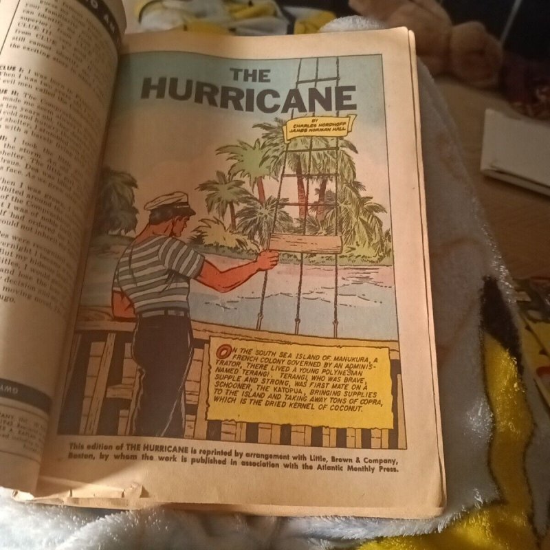 Classics Illustrated #120 Golden age 1954 The Hurricane HRN121 1st Print edition