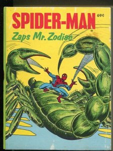 Spider-man Zaps Mr. Zodiac #5779 1976-Whitman-Big Little Book-FN