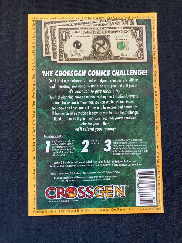 CROSSGEN:CHRONICLES VOL 1 #1(9.2)INDIE COMICS,SCI FI,HEROES,FIRST ISSUE(2000)