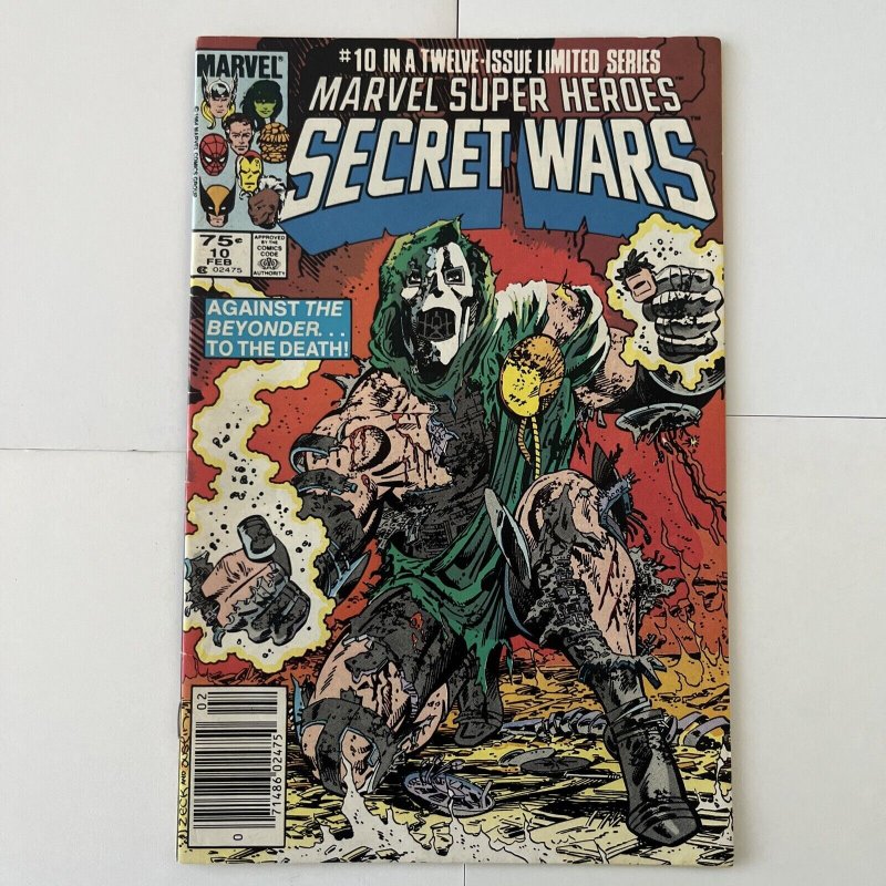 Marvel Super-Heroes Secret Wars #10 Newsstand Variant Marvel 1985 Doom Cover??