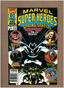 Marvel Super-Heroes Spring Special #1 Newsstand 1990 Moon Knight Magik VF+ 8.5 