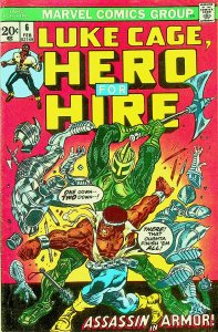 Luke Cage, Hero For Hire #6 (Feb 1973, Marvel) - Fine/Very Fine