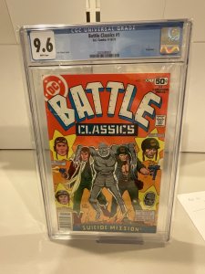 Battle Classics #1  CGC 9.6  1978  High Grade Bronze!
