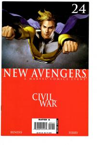 5 The New Avengers Marvel Comic Books # 21 22 23 24 25 Civil War Iron Man BH6