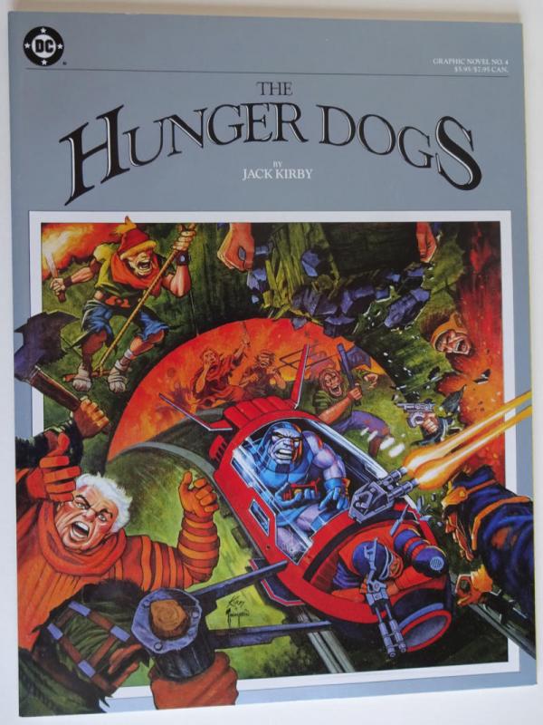 HUNGER DOGS gn, VF/NM, Signed Jack Kirby, 1985, TPB 1st, Darkseid kills Himon