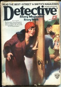 DETECTIVE STORY MAGAZINE-MAR 29 1930-PULP CRIME-FLAPPER MYSTERY COVER