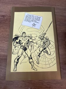 Superman & Spider-Man VF DC & Marvel Present Reprint Of Treasury Gold 18 J454