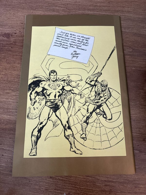 Superman & Spider-Man VF DC & Marvel Present Reprint Of Treasury Gold 18 J454