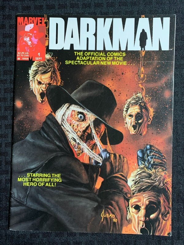 1990 DARKMAN Movie Adaptation Magazine #1 VG 4.0 Mark Texeira & Tony DeZuniga