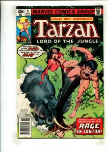 TARZAN #6 (8.0) RAGE OF TANTOR!! 1977