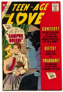 Teen-Age Love #24 1962-Charlton-campus queen cover-Police Raid story- VF 