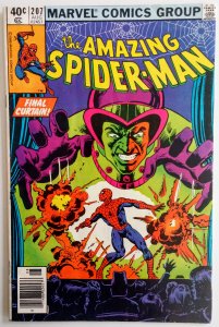 The Amazing Spider-Man #207 NEWSSTAND (FN/VF)(1980)