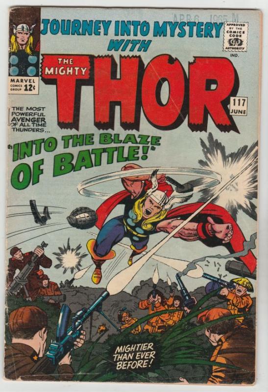 Journey into Mystery #117 (Jun-65) VG/FN+ Mid-Grade Thor