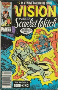 Vision and the Scarlet Witch #7 Vintage 1986 Marvel Comics Wandavision Newsstand