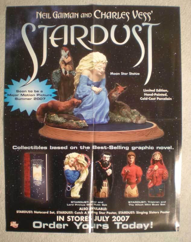 STARDUST STATUE Promo Poster, 17x22, 2007, Unused, more Promos in store