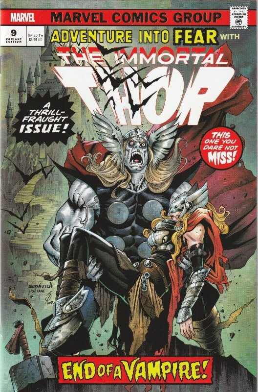 Immortal Thor # 9 Dávila Vampire Variant NM Marvel 2024 [W9]