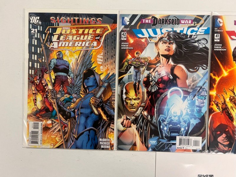 4 Justice League DC Comic Books # 21 40 41 42 Superman Wonder Woman 40 JS41