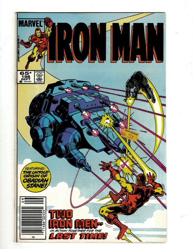 10 Iron Man Marvel Comics # 196 197 198 199 201 202 203 204 205 206 Stark J451