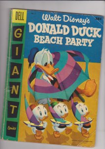 Dell Giant Donald Duck Beach Party #3 (1956)