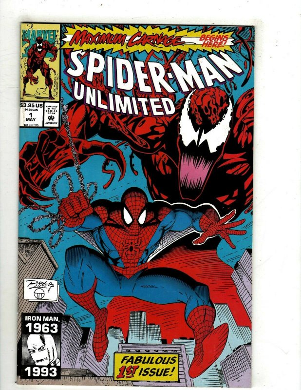 Spider-Man Unlimited # 1 NM Marvel Comic Book Maximum Carnage Part 1 Venom EJ8