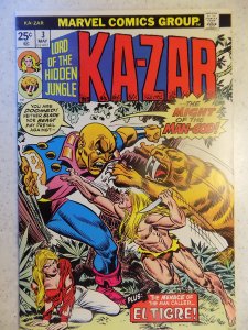 KA-ZAR # 3 NICE GRADE