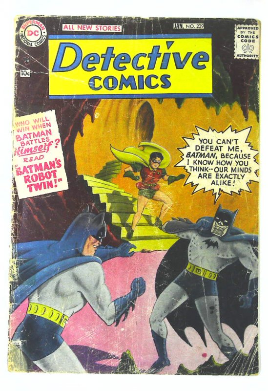 Detective Comics (1937 series) #239, Good+ (Actual scan)