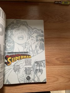 Vinage The Death Of Superman Graphic Novel  DC Comics book