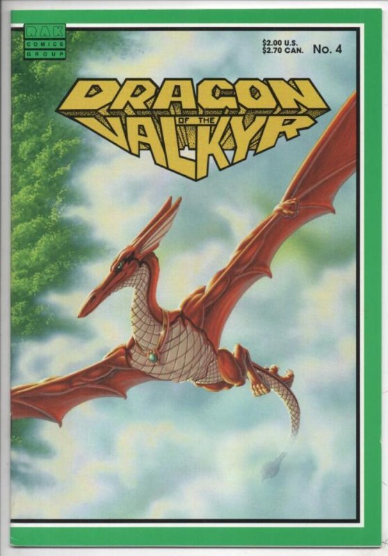 DRAGON of the VALKYR #4, VF/NM, Valkyrie, RAK, 1988 1989, more indies in store