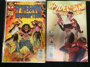 ASSORTED SPIDER-MAN 5PC LOT (VF) QUALITY OF LIFE!! SILVER SURFER!! 1990-2002