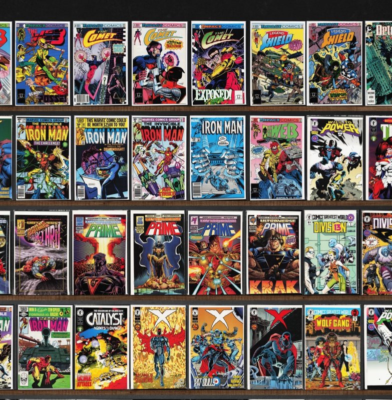 Huge Lot 150+ Comics with Iron Man, Will To Power, Prototype, Prime & More!