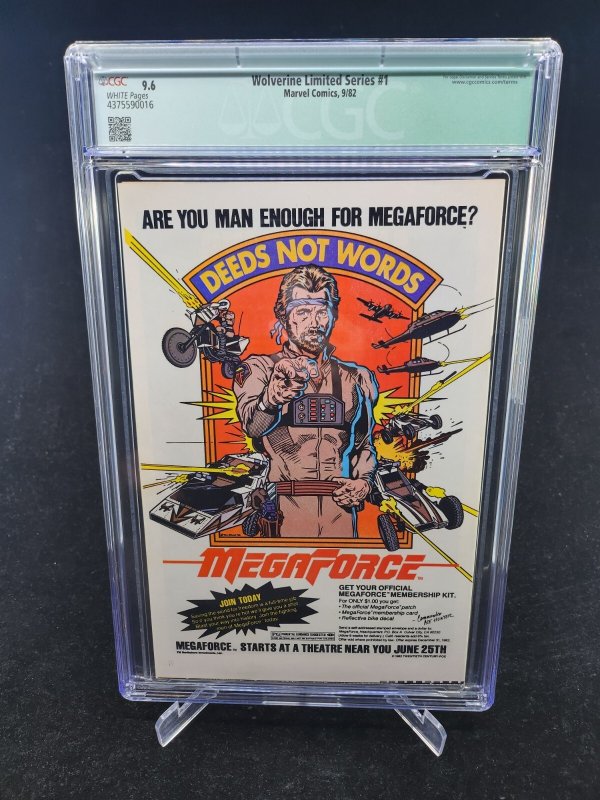 Wolverine #1 - Signed Chris Claremont/ 1st Solo Wolverine (CGC Qual 9.6) 1982