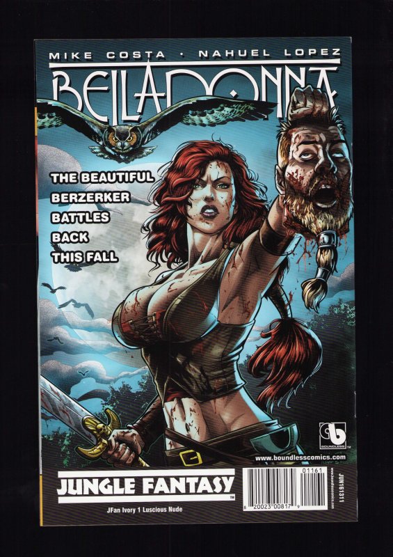 Jungle Fantasy: Ivory #1 Nude Cover Variants 4pc (2016) 9/9.2