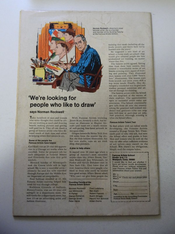 Captain America #120 (1969) VG Condition centerfold detached at one staple