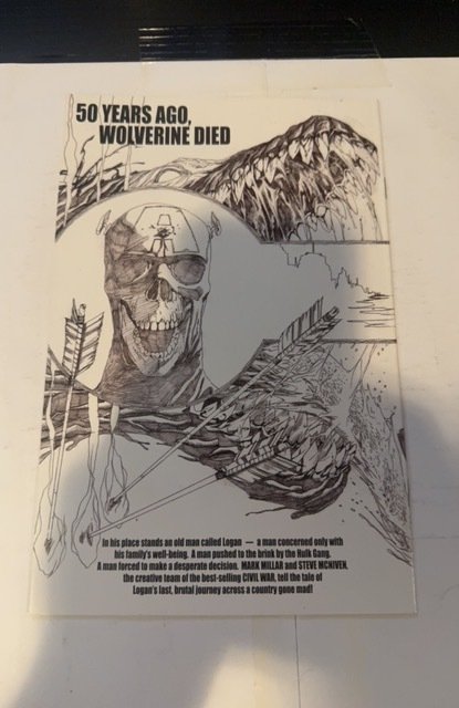 Wolverine #66 Third Print Cover (2008)quesada sketch