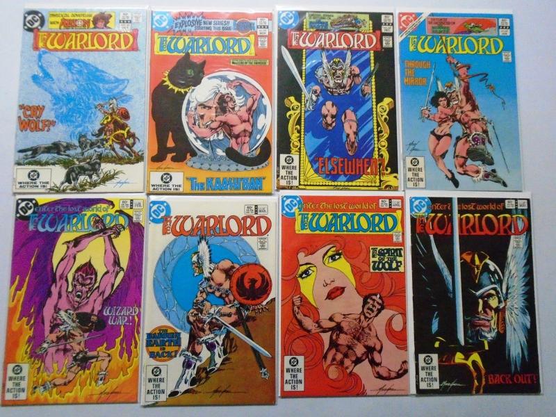 Warlord Lot From:#2-80 Missing#39,44,48, 70 Different Avg 7.0+ 6.0-8.0 (1976-84)