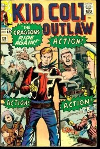 KID COLT OUTLAW #120-MARVEL WESTERN VG