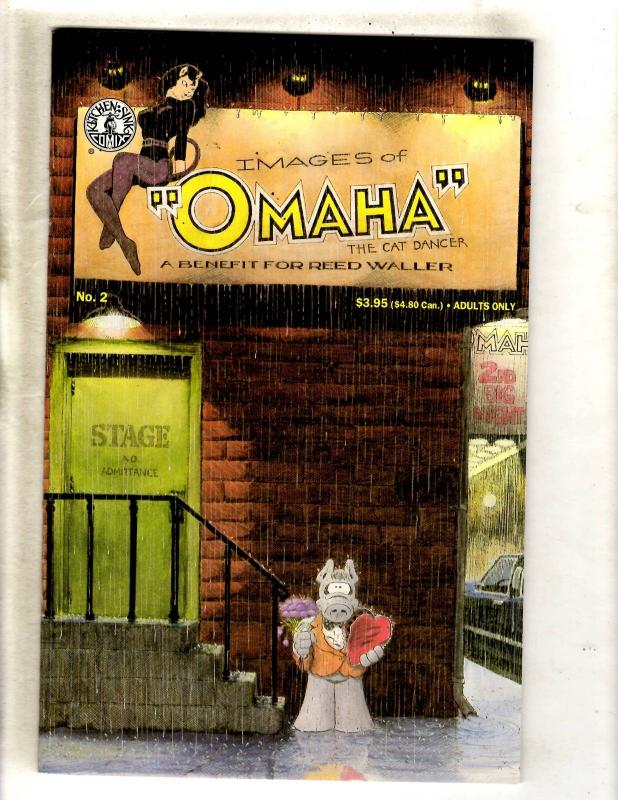 Lot Of 10 Omaha Kitchen Sink Comic Books # 19 20 1 2 3 3 4 1 2 Interview #59 JF1